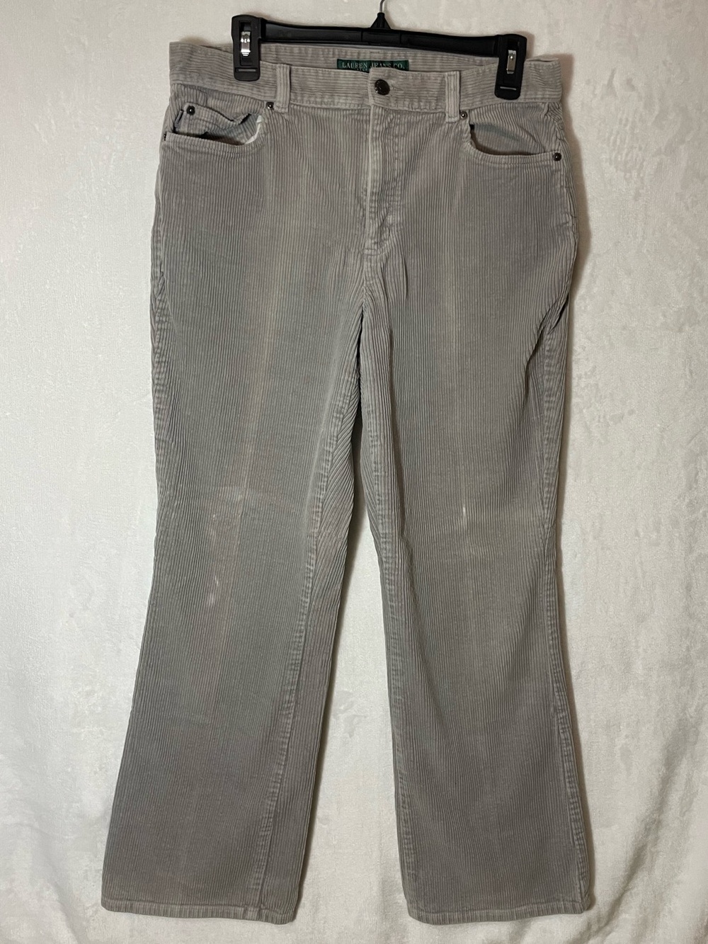 Ralph Lauren Light Gray Corduroy Jeans